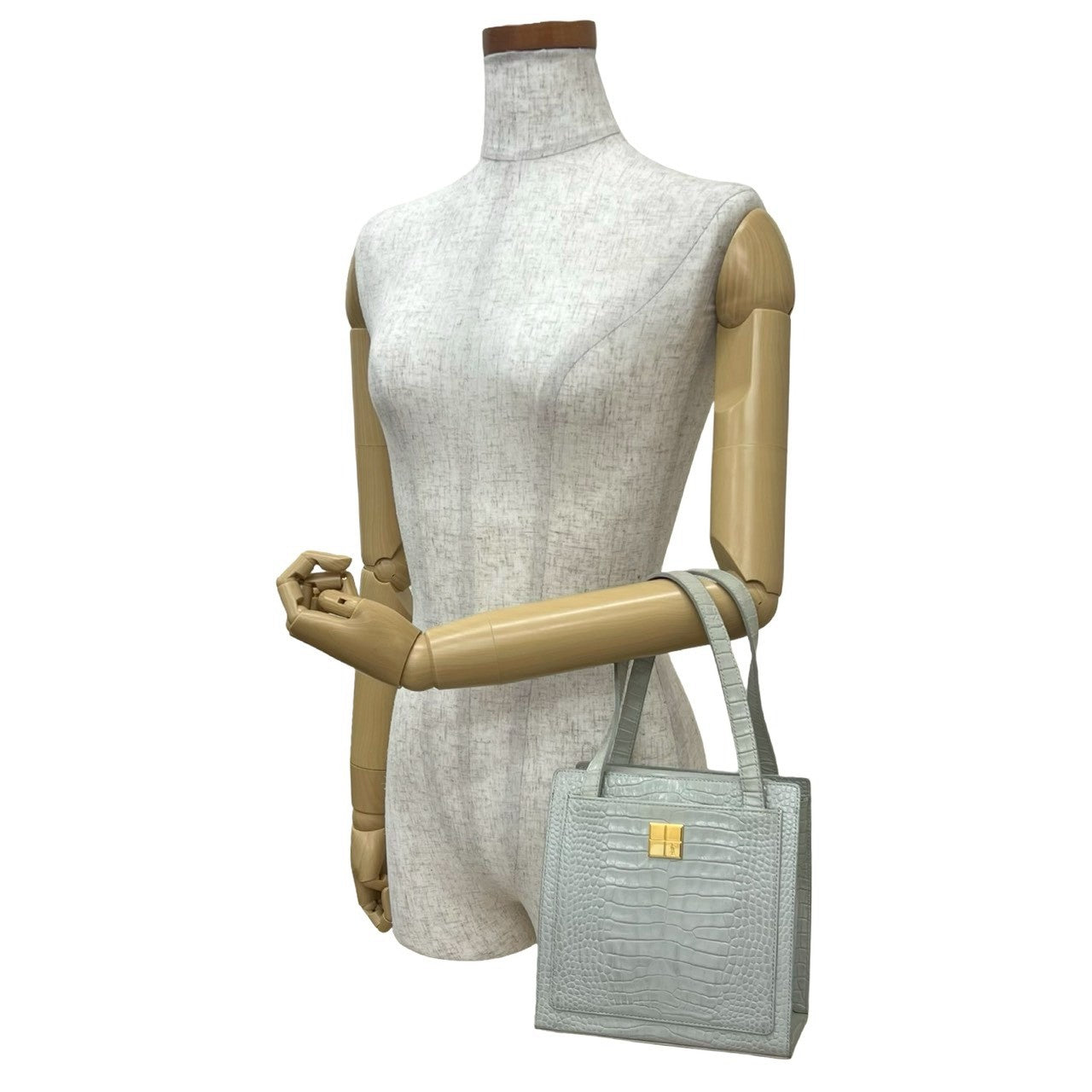 イヴ・サンローラン レザーハンドバッグ