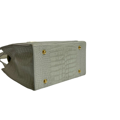 イヴ・サンローラン レザーハンドバッグ