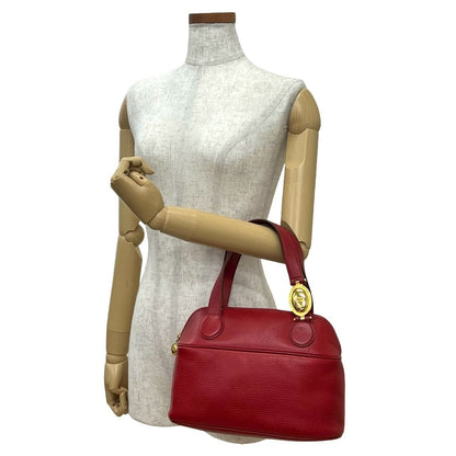 クリスチャンディオール レザーハンドバッグ