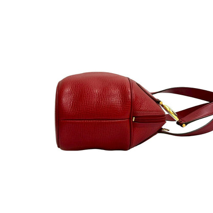 クリスチャンディオール レザーハンドバッグ