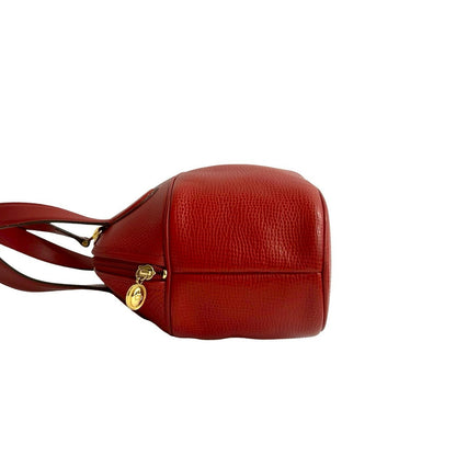 クリスチャンディオール レザーハンドバッグ