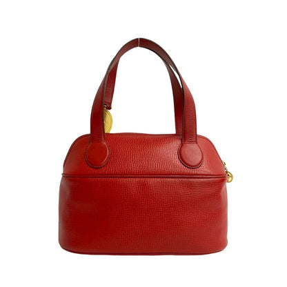 クリスチャンディオール レザーハンドバッグ