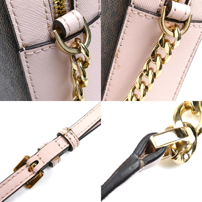 マイケルコース JET SET ITEM EW コーティングキャンバス ショルダーバッグ