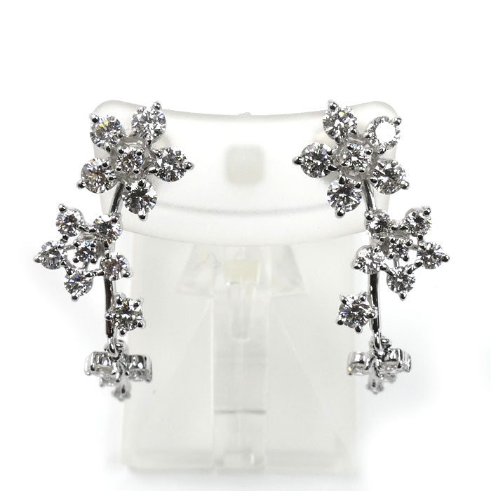 TASAKI K18WG ダイヤモンド ピアス