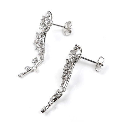 TASAKI K18WG ダイヤモンド ピアス