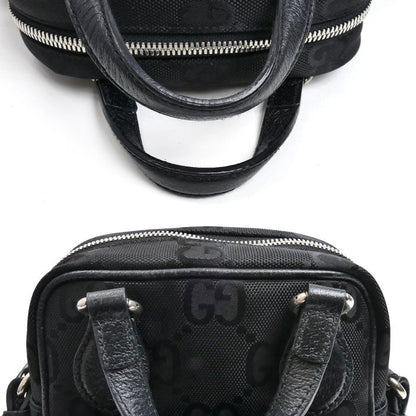 グッチ オフザグリッド ナイロンレザー2wayショルダーバッグ