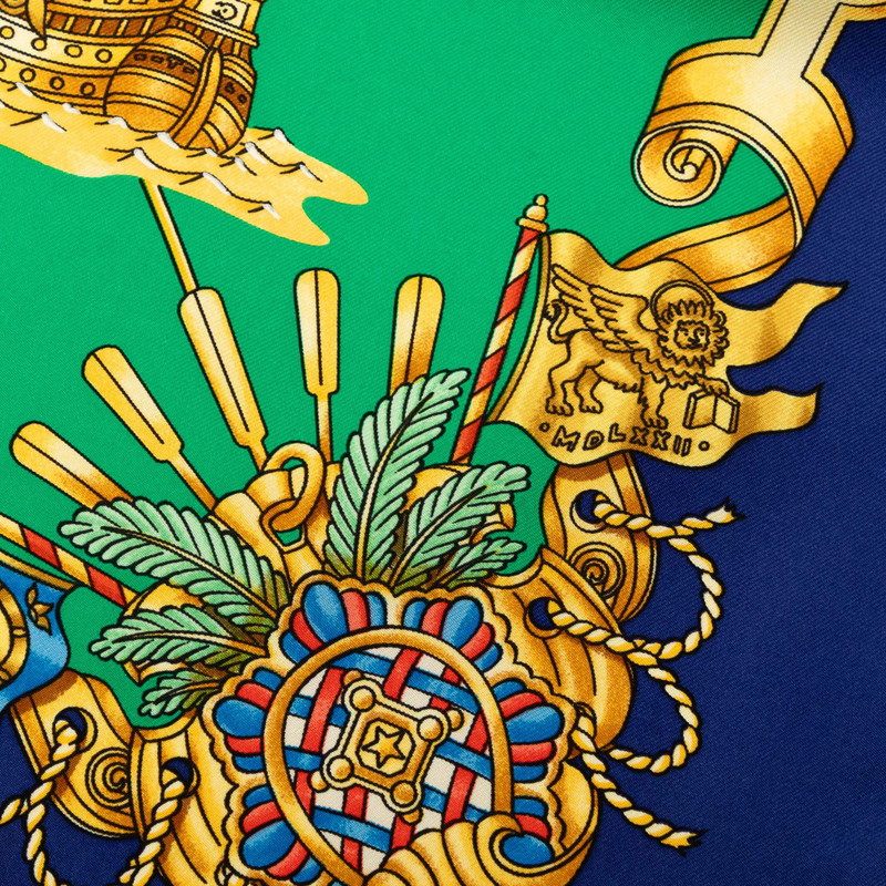 エルメス VOILES DE LUMIERE カレ90 シルクスカーフ