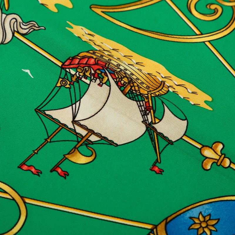 エルメス VOILES DE LUMIERE カレ90 シルクスカーフ