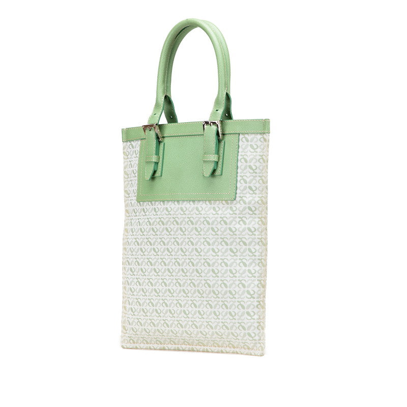 ロエベ リピート アナグラム キャンバス レザー トートバッグ