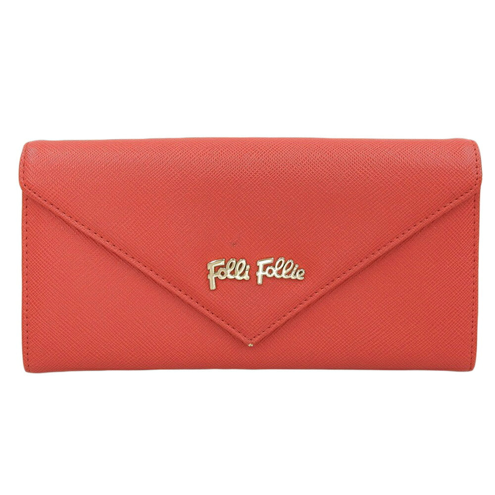 Folli Follie フラップ ウォレット レッド