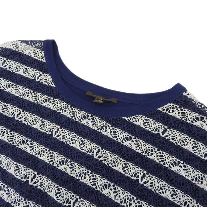 ルイヴィトン モノグラムボーダーTシャツ ネイビー XS