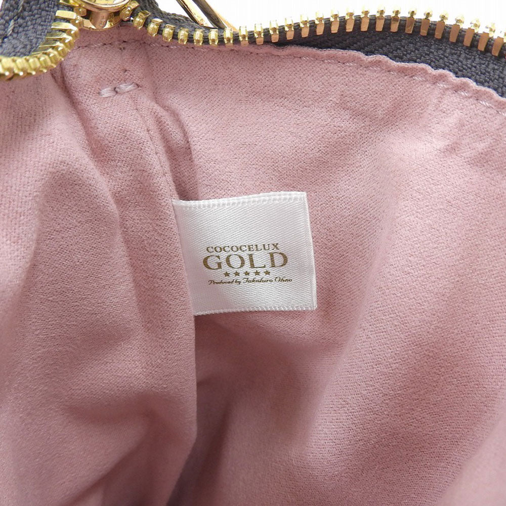 COCOCELUX GOLD レザー ヘラクレス ショルダー バッグ