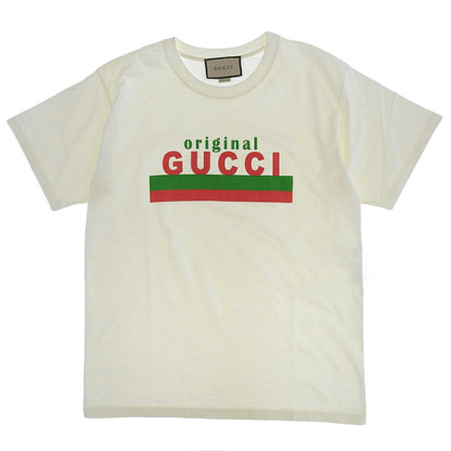 グッチ オーバーサイズ ロゴ Tシャツ ホワイト XS
