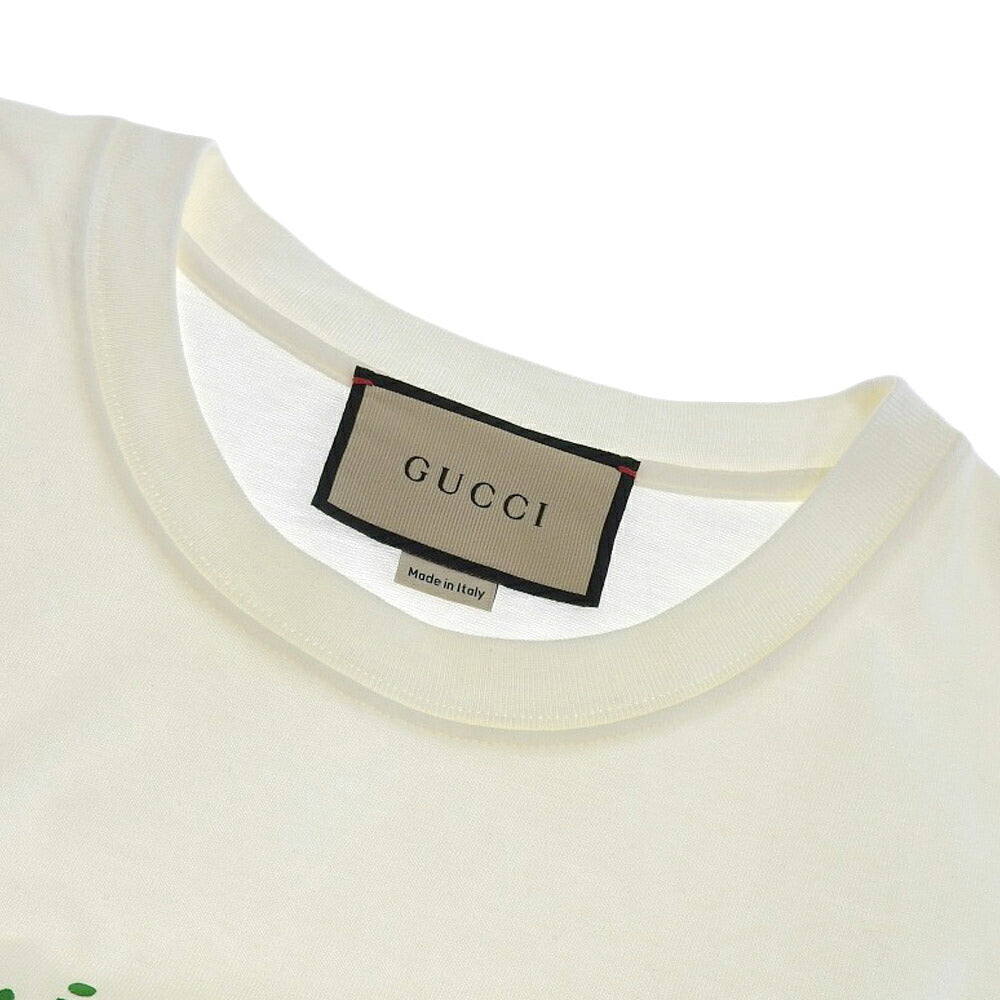 グッチ オーバーサイズ ロゴ Tシャツ ホワイト XS