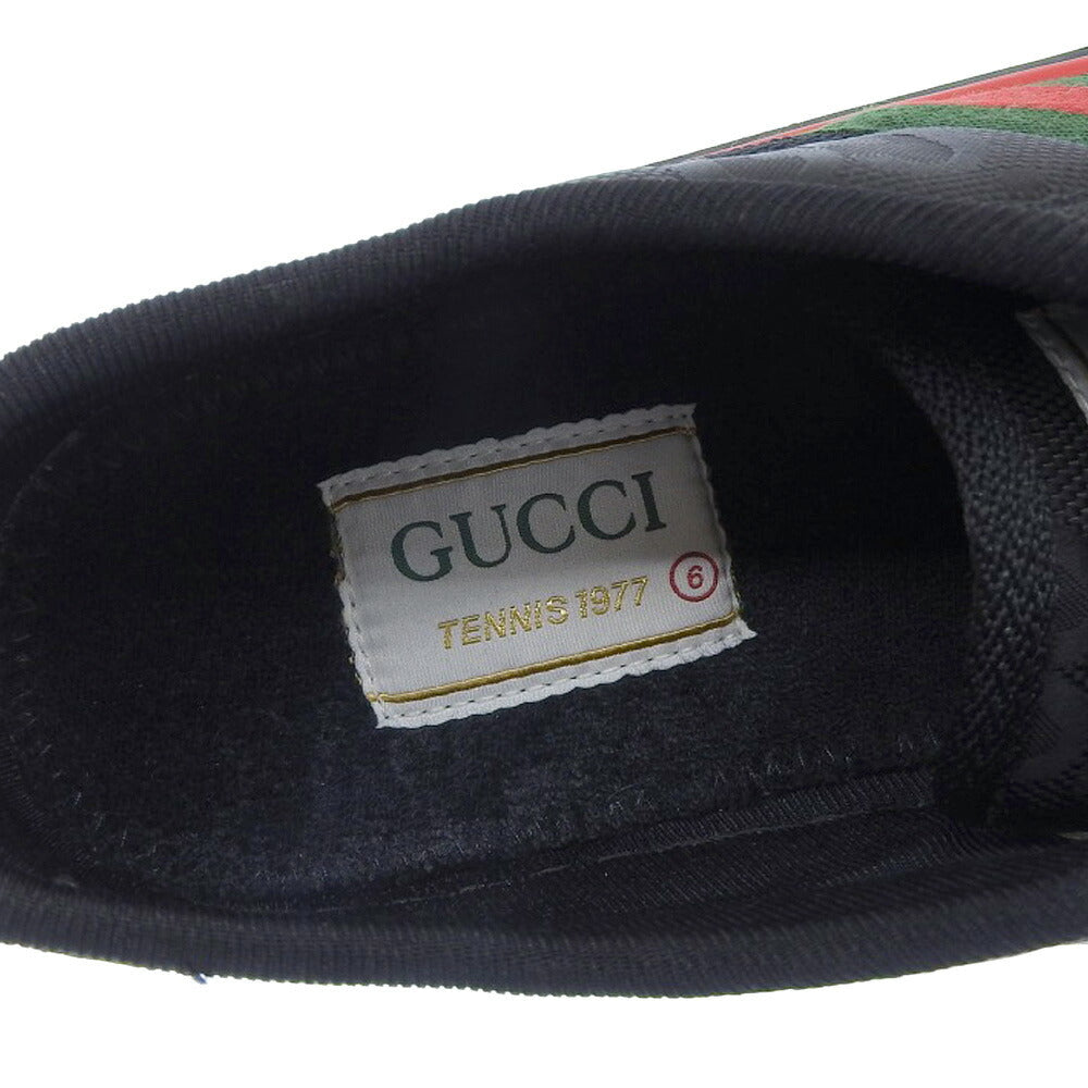 グッチ GGキャンバス テニスシューズ ブラック