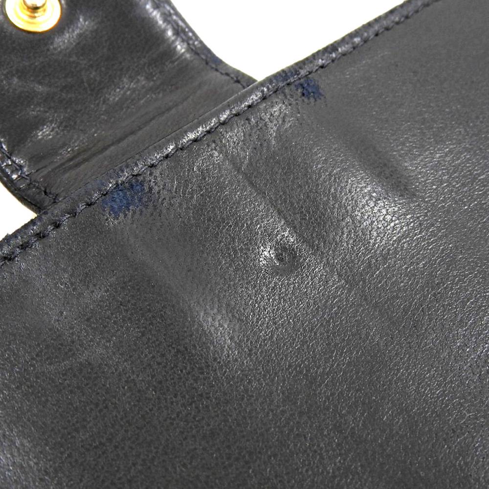 シャネル レザー クラッチ付き 長財布