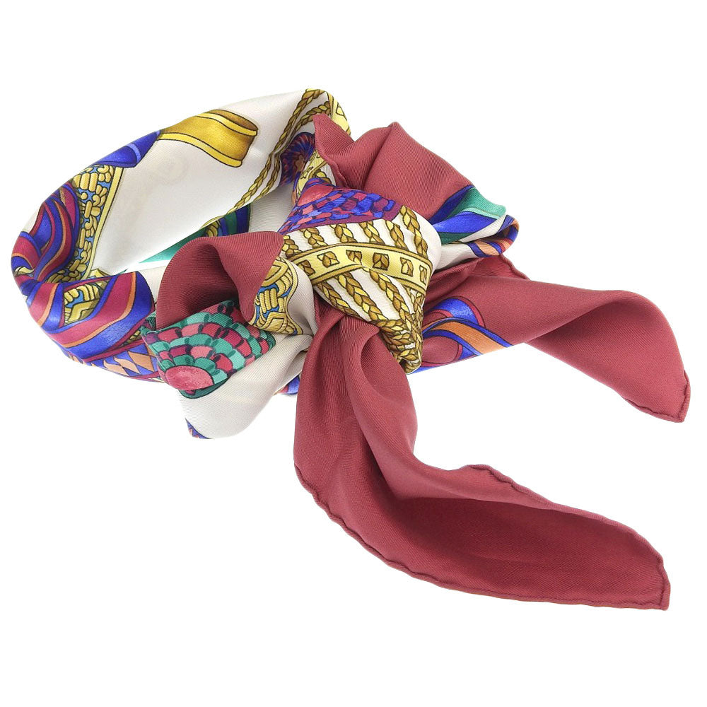 エルメス シルクスカーフ 90cm レッド