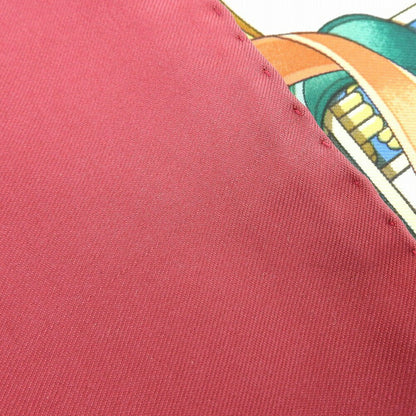 エルメス シルクスカーフ 90cm レッド