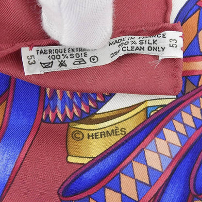 エルメス シルクスカーフ 90cm レッド