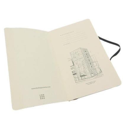 ボッテガ・ヴェネタ レザー ブックカバー ブラック