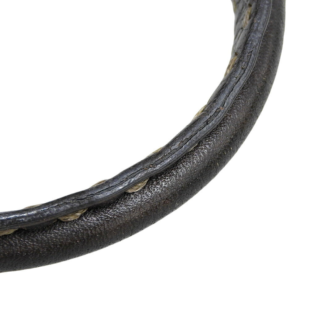 トッズ レザー Dバッグ ハンドバッグ ダークブラウン