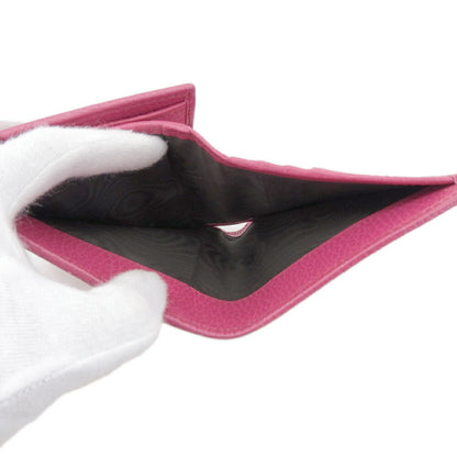 グッチ ピンク レザー 三つ折り財布
