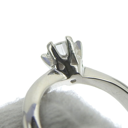 プラチナ ダイヤモンド リング PT900 0.325ct サイズ 7