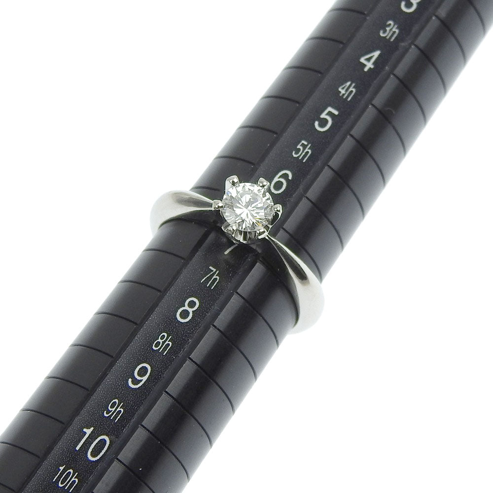 プラチナ ダイヤモンド リング PT900 0.325ct サイズ 7