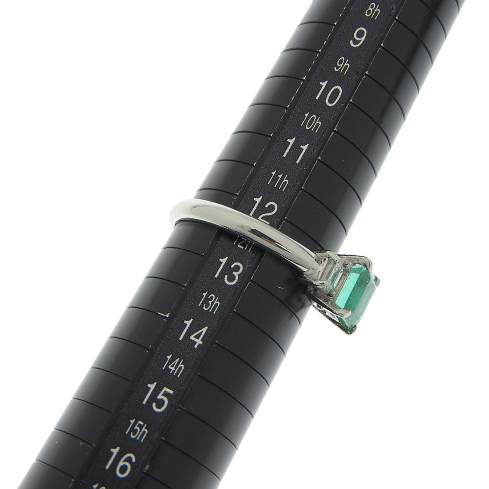 プラチナ Pt900 エメラルドリング 1.06ct ダイヤ 0.23ct