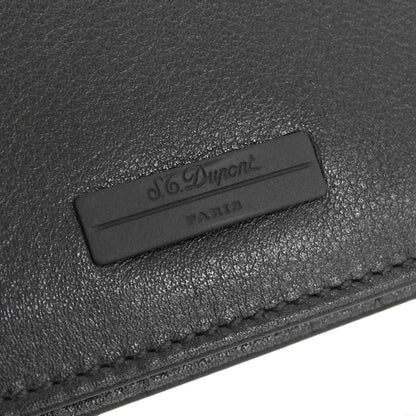 S.T. デュポン ブラック レザー 二つ折り財布