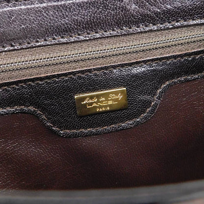 LANCEL クロコダイル レザー ワンショルダー バッグ ブラウン