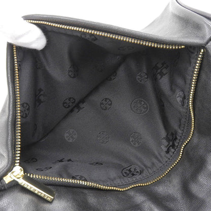 トリーバーチ 2WAY レザー ショルダー バッグ クラッチ ブラック