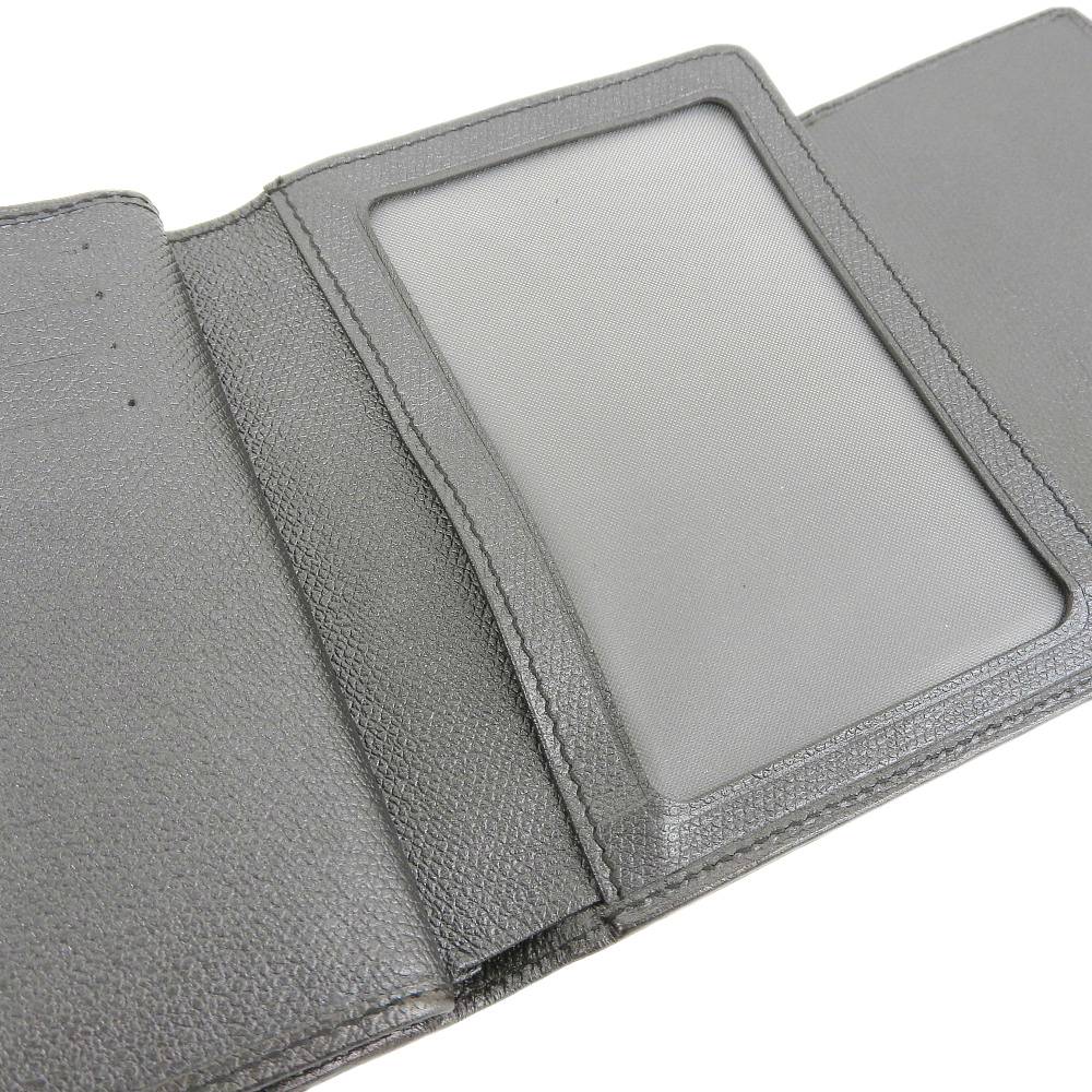 シャネル レザー 三つ折り 財布 ブラック
