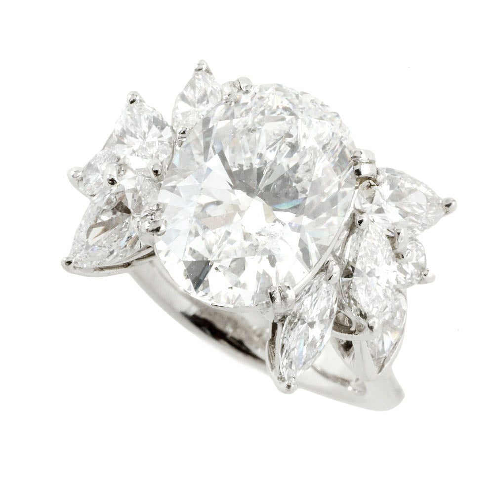 Pt900 ダイヤモンドリング 5.010ct サイズ 12.5