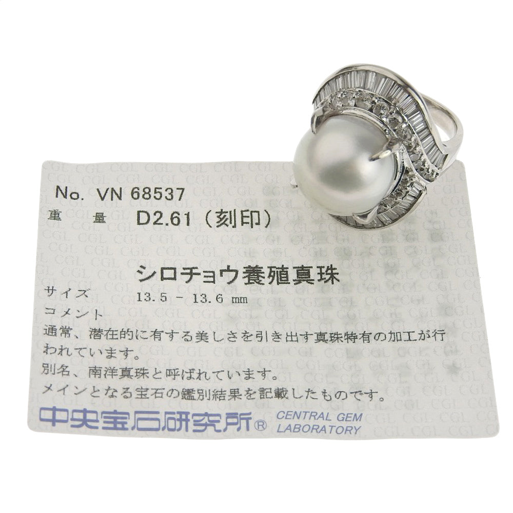 プラチナ パール リング PT900 11.5 ノーブランド
