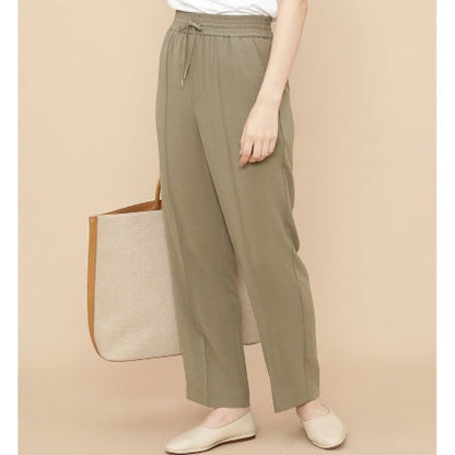 アダムエロぺ ジョーゼットテーパードパンツ