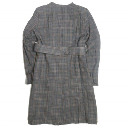 TOGA PULLA ウール チェック ドレス グレー