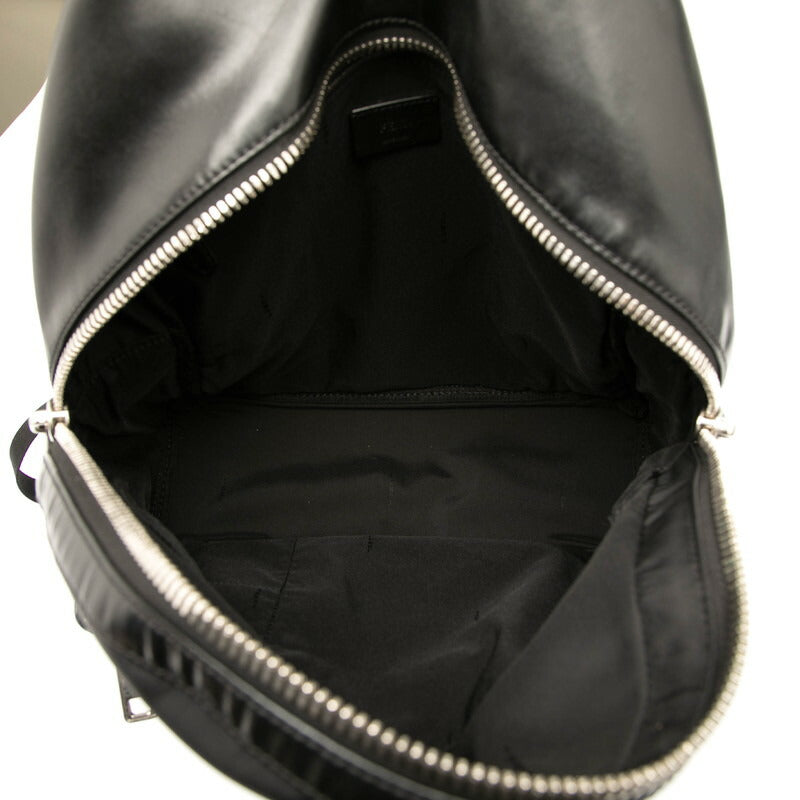 フェンディ フェイス レザー ナイロン バックパック