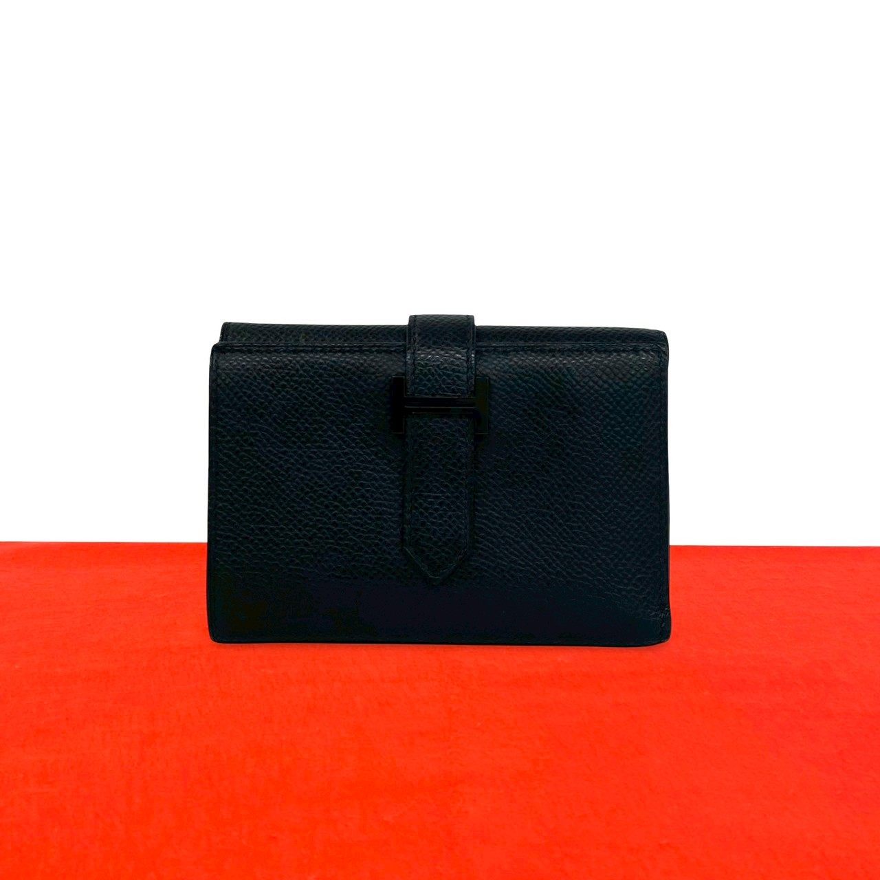 エルメス ベアン エプソン 三つ折り財布