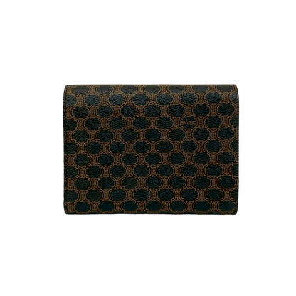 セリーヌ マカダム レザー三つ折り財布