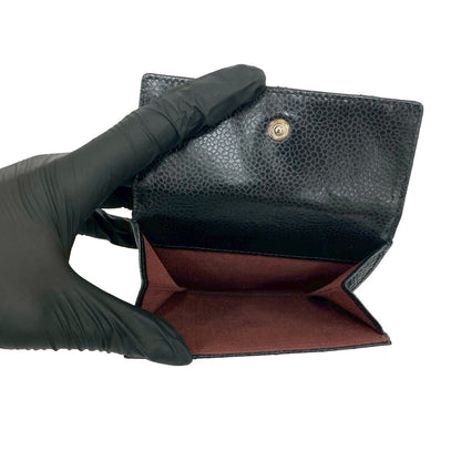 シャネル マトラッセ キャビア レザー ウォレット