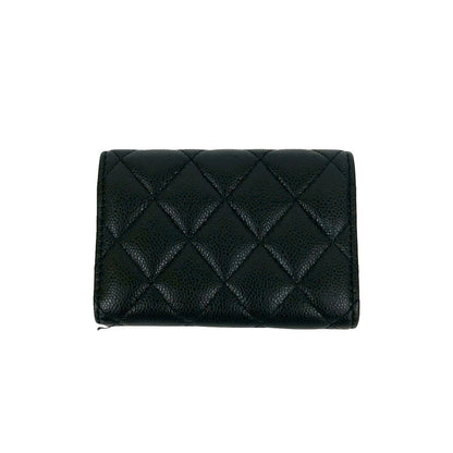 シャネル マトラッセ キャビア レザー ウォレット