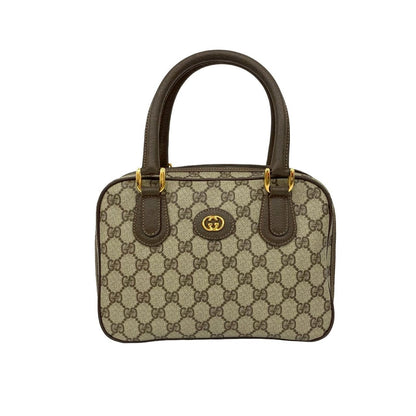 グッチ オールドGGロゴ レザーハンドバッグ