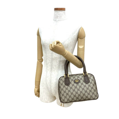 グッチ オールドGGロゴ レザーハンドバッグ