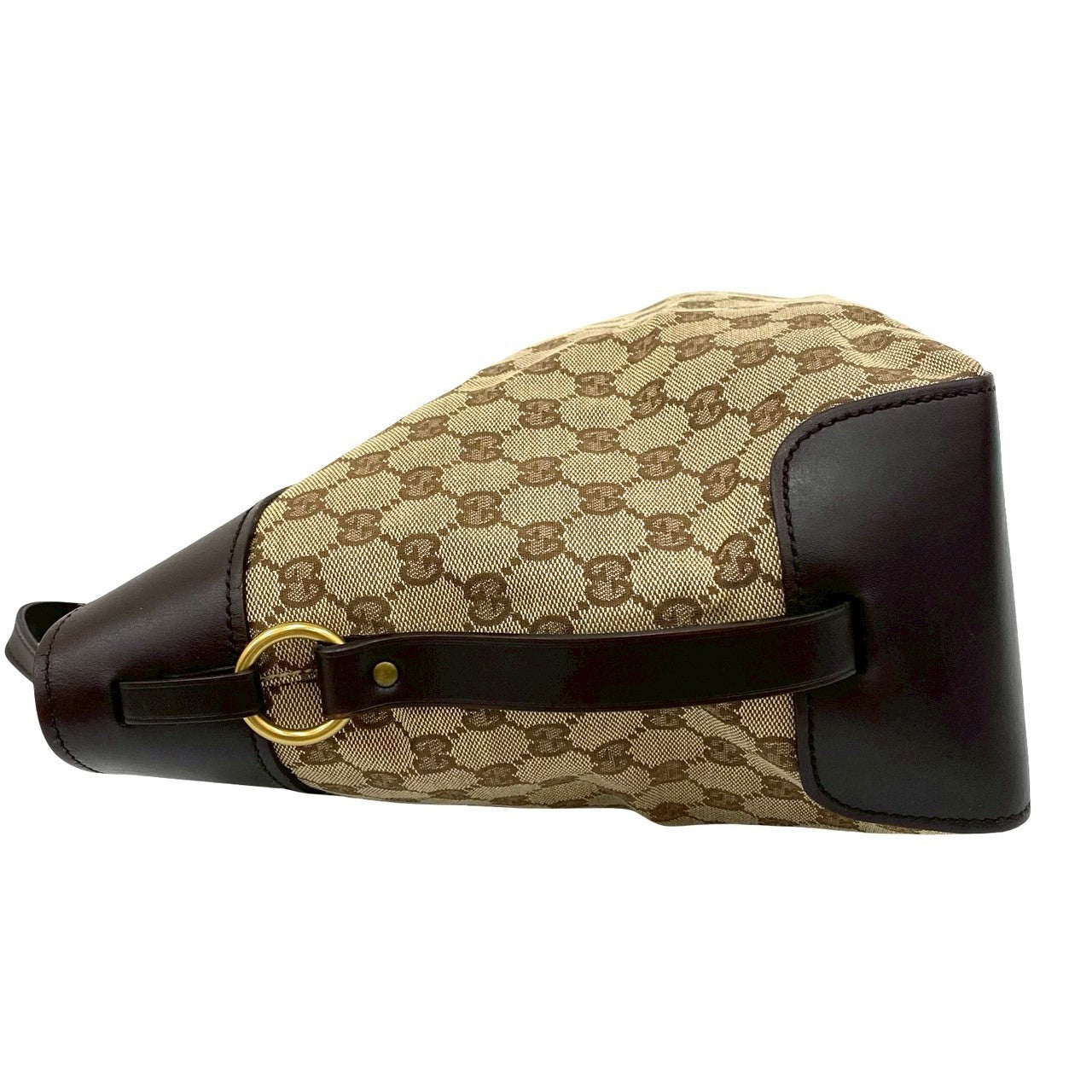 グッチ GGキャンバス レザー トートバッグ