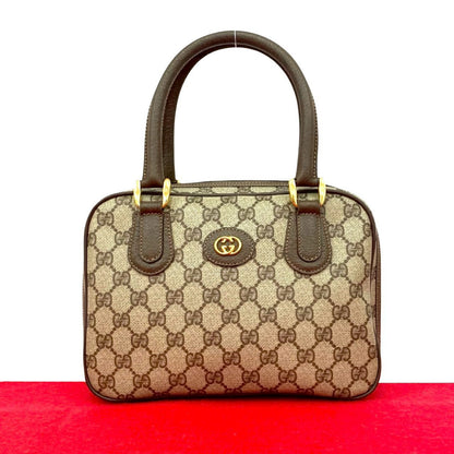 グッチ オールドGGロゴ レザーハンドバッグ