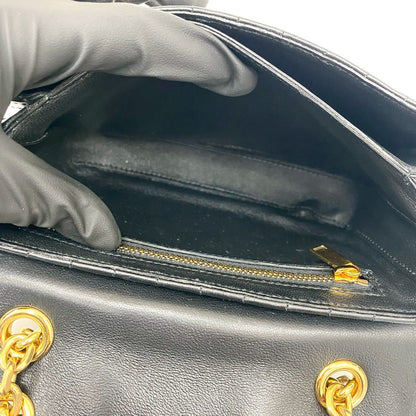 セリーヌ Cセー レザー ショルダーバッグ