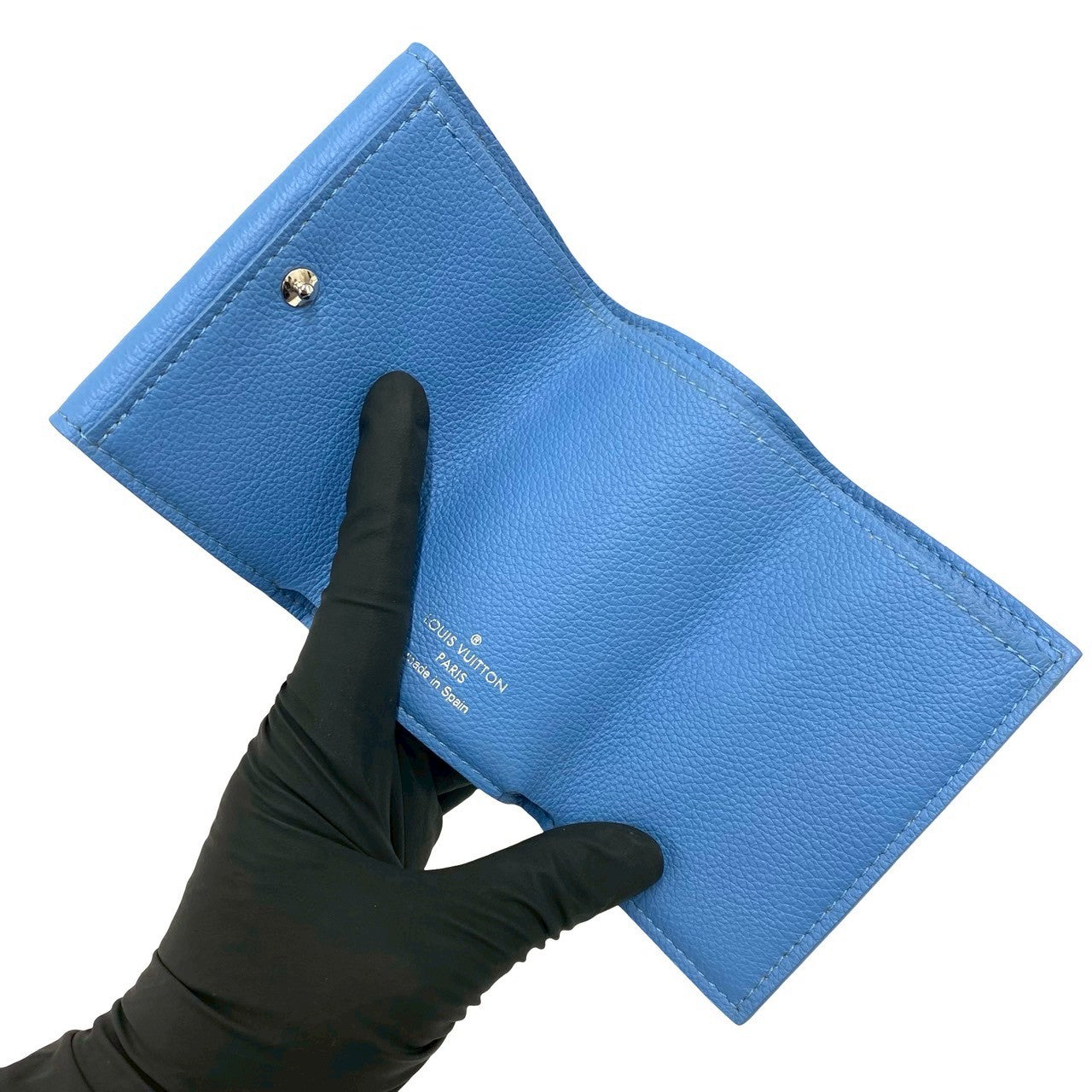 ルイヴィトン ポルトフォイユロックミニ レザー三つ折り財布