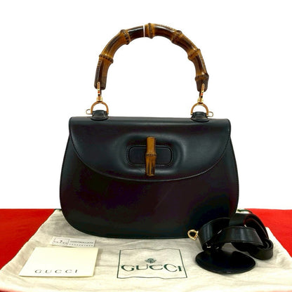グッチ レザー バンブー2wayバッグ