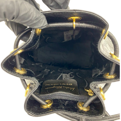 サルヴァトーレ フェラガモ レザーリュックサック